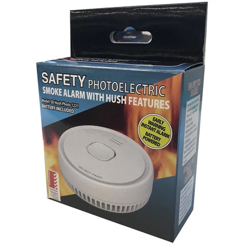 Safety Hush Smoke Alarm 9V - SPECIAL ORDER